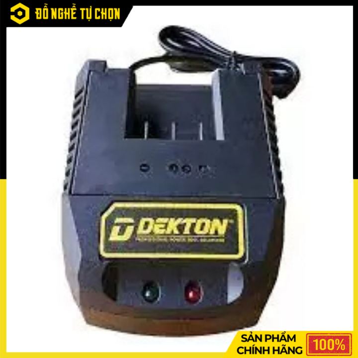 Sạc Dekton 21V–1.8Ah Chân Pin DeWalt D20-C1800 – Sạc Nhanh, Ổn Định, Tương Thích Rộng – Hàng Chính Hãng, Có VAT
