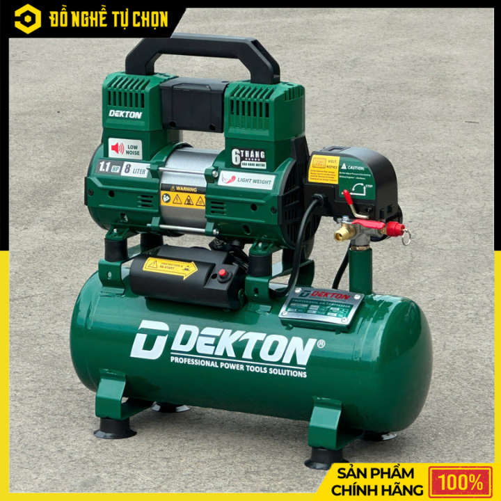  Máy Nén Khí Không Dầu Dekton DK-AC2908XPRO – Bền Bỉ, Vận Hành Êm, Bảo Hành Bình Nén 3 Năm, Hàng Chính Hãng, Có VAT