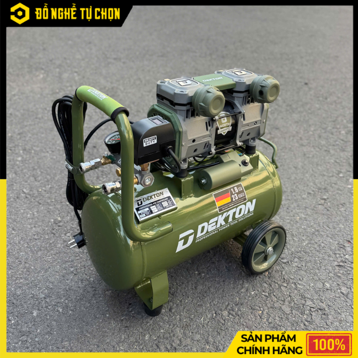 Máy Nén Khí 23L Dekton DK-AC3925 1.8HP Lên Hơi Nhanh | Hàng Chính Hãng, Có VAT
