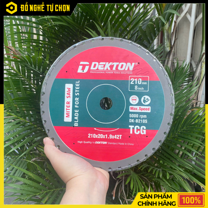 Lưỡi Cắt Sắt Hợp Kim 210mm Dekton DK-B210S Đa Vật Liệu | Hàng Chính Hãng, Có VAT