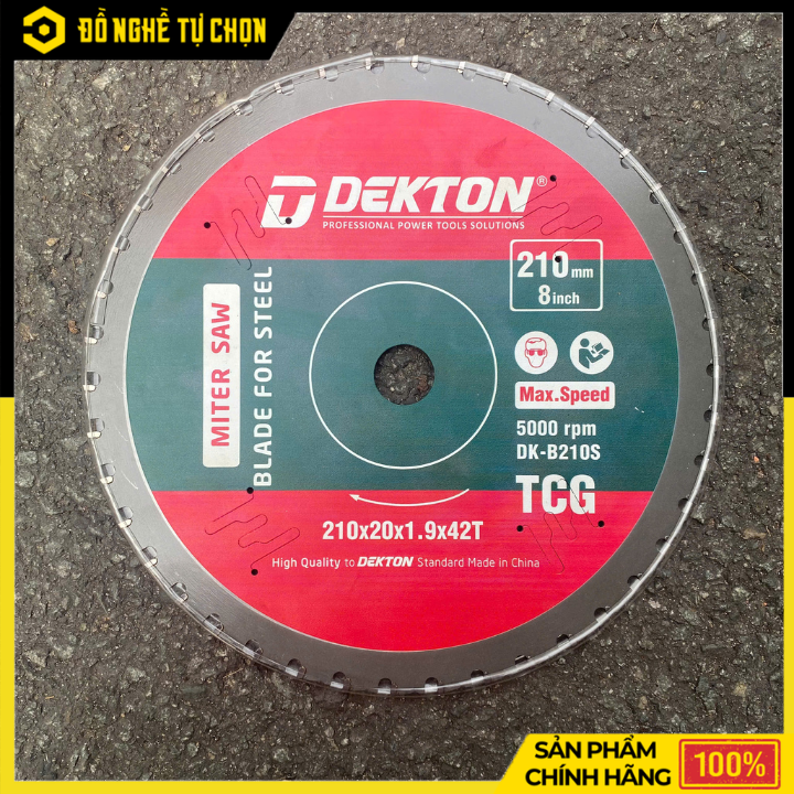 Lưỡi Cắt Sắt Hợp Kim 210mm Dekton DK-B210S Đa Vật Liệu | Hàng Chính Hãng, Có VAT
