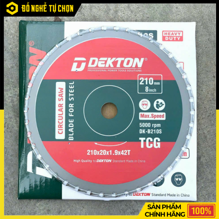 Lưỡi Cắt Sắt Hợp Kim 210mm Dekton DK-B210S Đa Vật Liệu | Hàng Chính Hãng, Có VAT