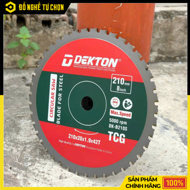 Lưỡi Cắt Sắt Hợp Kim 210mm Dekton DK-B210S Đa Vật Liệu | Hàng Chính Hãng, Có VAT