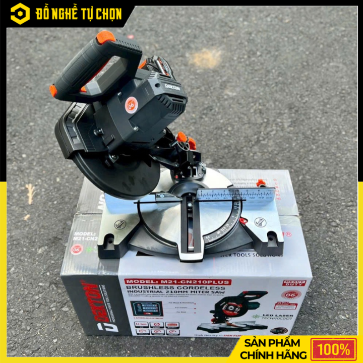 Máy Cắt Nhôm 210mm Dekton DK-CN210PLUS – 1500W, Cắt Góc 45° | Hàng Chính Hãng, Có VAT