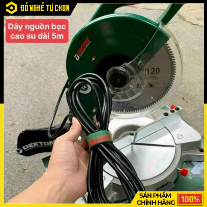 MÁY CẮT NHÔM DEKTON DK-CN255MTT – 1650W – ĐỘ CHÍNH XÁC CAO – MOTOR TỪ CÓ PHANH LƯỠI – HÀNG CHÍNH HÃNG CÓ VAT