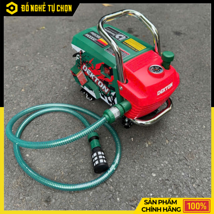Máy Rửa Xe Inverter Dekton DK-CWR3001PRO – Chỉnh Áp Mạnh Mẽ, Tiết Kiệm Điện, Động Cơ Từ Lõi Đồng, Hàng Chính Hãng, Có VAT