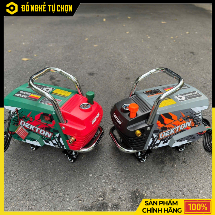 Máy Rửa Xe Inverter Dekton DK-CWR3001PRO – Chỉnh Áp Mạnh Mẽ, Tiết Kiệm Điện, Động Cơ Từ Lõi Đồng, Hàng Chính Hãng, Có VAT