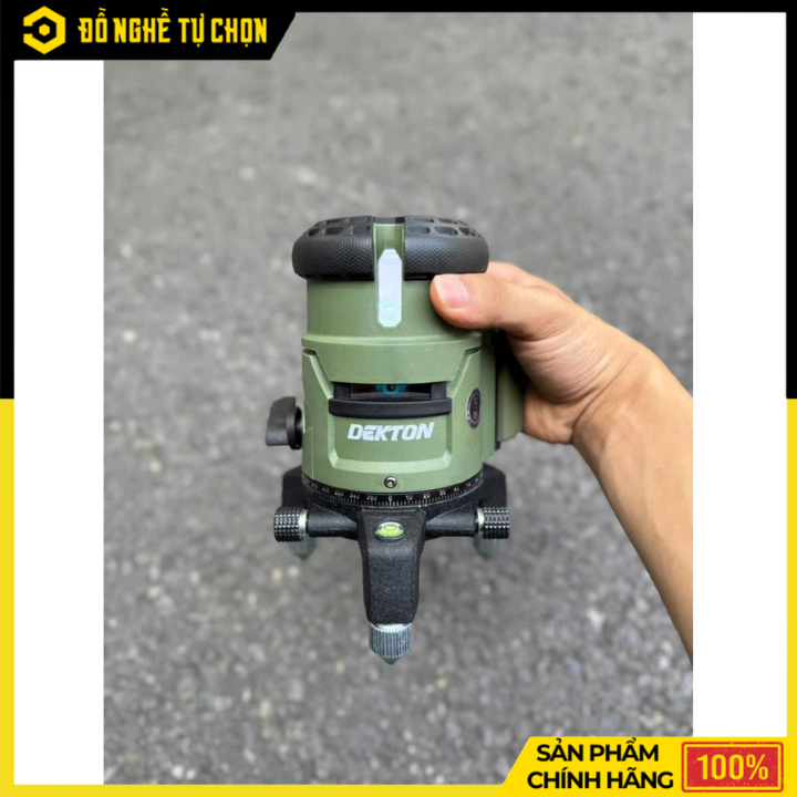 Máy Cân Bằng Laser 5 Tia Dekton DK-LS0501XPRO – Tia Xanh Rõ Nét, Xoay 360°, Cân Chỉnh Chuẩn Xác, Hàng Chính Hãng, Có VAT