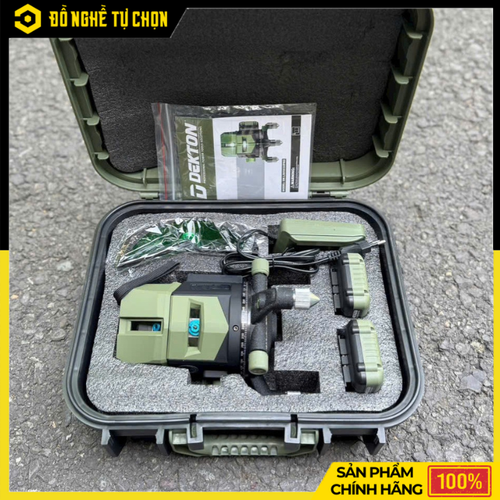 Máy Cân Chỉnh Laser 5 Tia DK-LS0503XPRO – Pin Lớn 6000mAh x2, Độ Chính Xác Cao, Hàng Chính Hãng, Có VAT