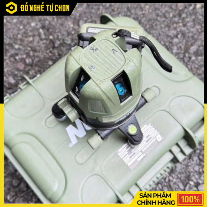 Máy Cân Mực 5 Tia Xanh Dekton DK-LS0505XPRO – Pin Lớn 6000mAh x2, Độ Chính Xác Cao, Hàng Chính Hãng, Có VAT