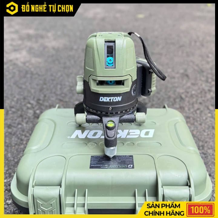 Máy cân bằng, cân chỉnh tia laser hoạt động bằng pin hiệu DEKTON; Model: DK-LS0505