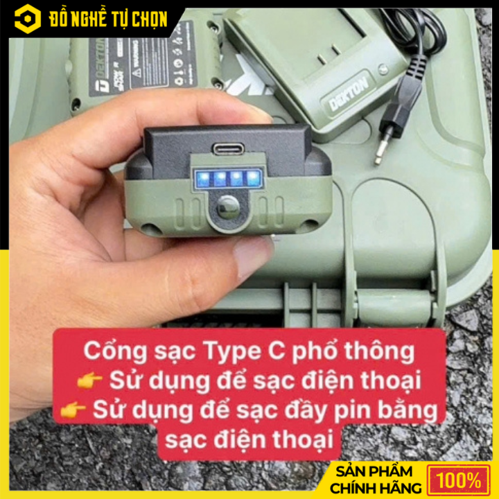 Máy cân bằng, cân chỉnh tia laser hoạt động bằng pin hiệu DEKTON; Model: DK-LS0505