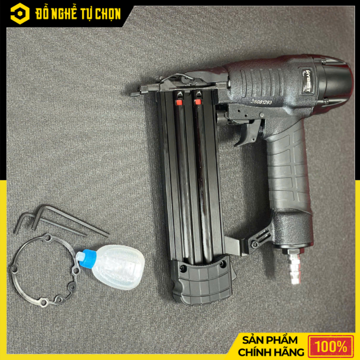 Súng Bắn Đinh Thẳng Khí Nén HyBest F50 Dùng Đinh F 20–50mm | Hàng Chính Hãng, Có VAT