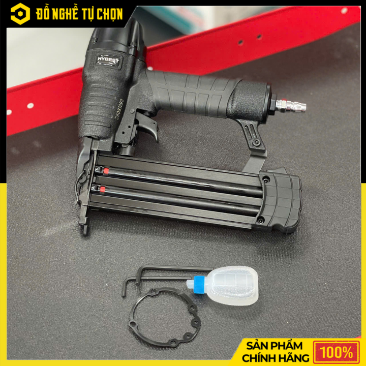 Súng Bắn Đinh Thẳng Khí Nén HyBest F50 Dùng Đinh F 20–50mm | Hàng Chính Hãng, Có VAT
