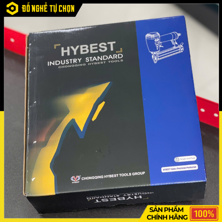 Súng Bắn Đinh Thẳng Khí Nén HyBest F50 Dùng Đinh F 20–50mm | Hàng Chính Hãng, Có VAT