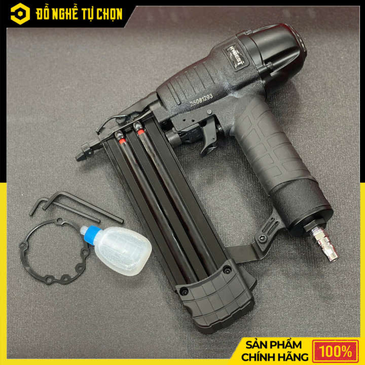 Súng Bắn Đinh Thẳng Khí Nén HyBest F50 Dùng Đinh F 20–50mm | Hàng Chính Hãng, Có VAT