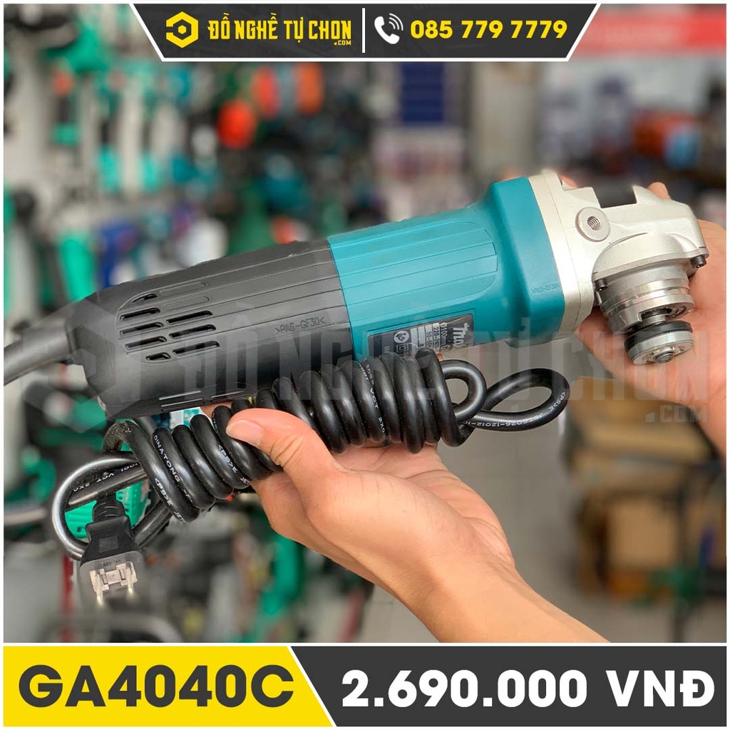 Máy Mài Góc (100MM/1400W/Công Tắc Trượt) Makita GA4040C