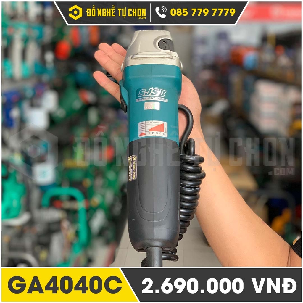 Máy Mài Góc (100MM/1400W/Công Tắc Trượt) Makita GA4040C