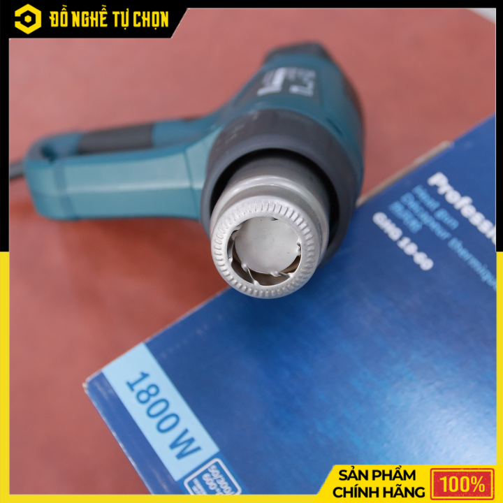 Máy Thổi Hơi Nóng Bosch GHG 18-60 – Công Suất 1800W – Nhiệt Độ 50–600°C – Lưu Lượng Khí 250–600 L/Phút – Hàng Chính Hãng Có VAT