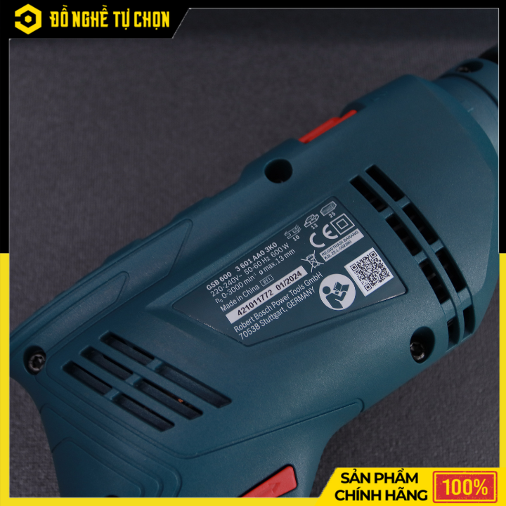 Máy Khoan Động Lực 600W Bosch - GSB 600 – Chính Hãng Có VAT