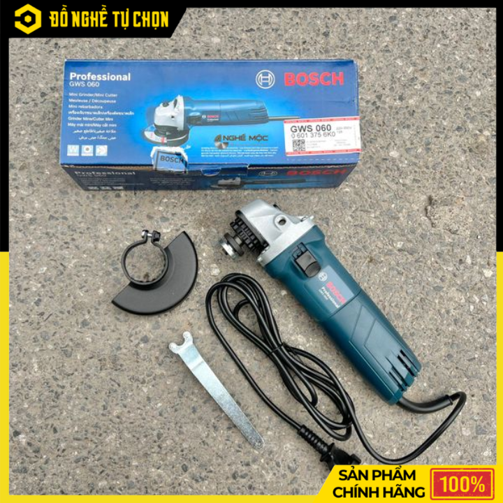 Máy Mài Góc Cầm Tay BOSCH GWS 060 – Nhỏ Gọn, Mạnh Mẽ, Hiệu Suất Ổn Định