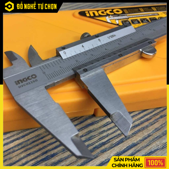 Thước Kẹp 150mm Ingco HVC01150 Đo Inch & Mét Chính Xác Cao | Hàng Chính Hãng, Có VAT