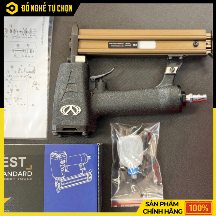 Súng Bắn Đinh Thẳng Khí Nén HyBest F30 Dùng Đinh F 10–30mm | Hàng Chính Hãng, Có VAT