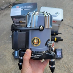 Máy Cân Mực Laser Xanh 5 Tia Yamasu YMS-S650 – 4 Tia Đứng + 1 Ngang + 1 Dọi Tâm – Có Remote & Chân Nhôm 1.2m – Hàng Chính Hãng Có VAT