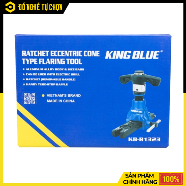 Bộ Loe Ống Đồng 2 Chức Năng King Blue KB-R1323 – Nong Loe Nhanh, Chính Xác, Chuyên Dùng Điện Lạnh | Hàng Chính Hãng, Có VAT