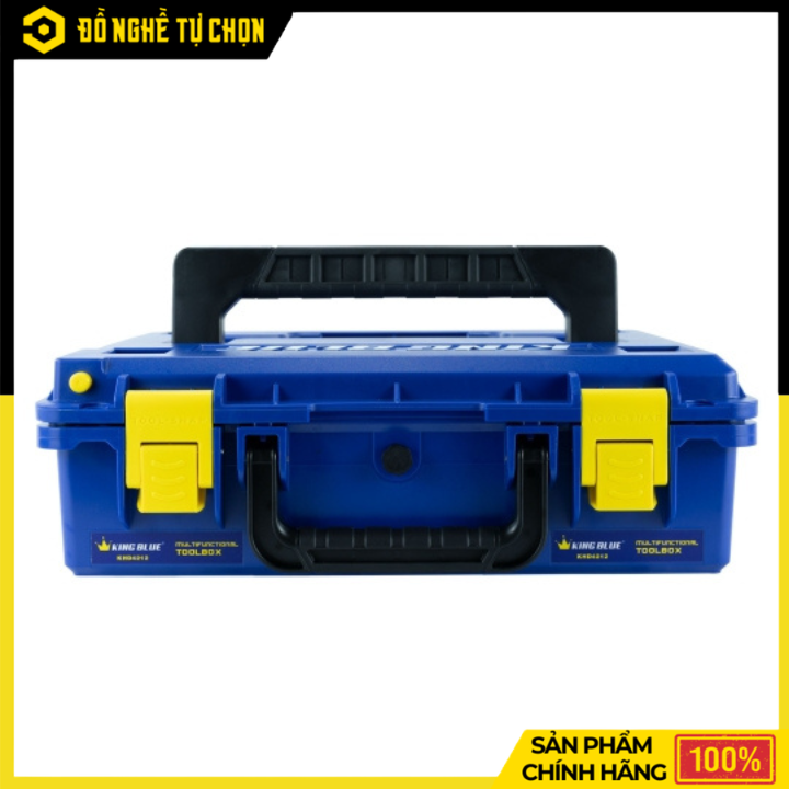 Thùng Đựng Đồ Nghề King Blue 420x340x120mm KHD4212 – Nhựa ABS Chống Nước, Chống Va Đập, Kết Nối Linh Hoạt | Hàng Chính Hãng, Có VAT