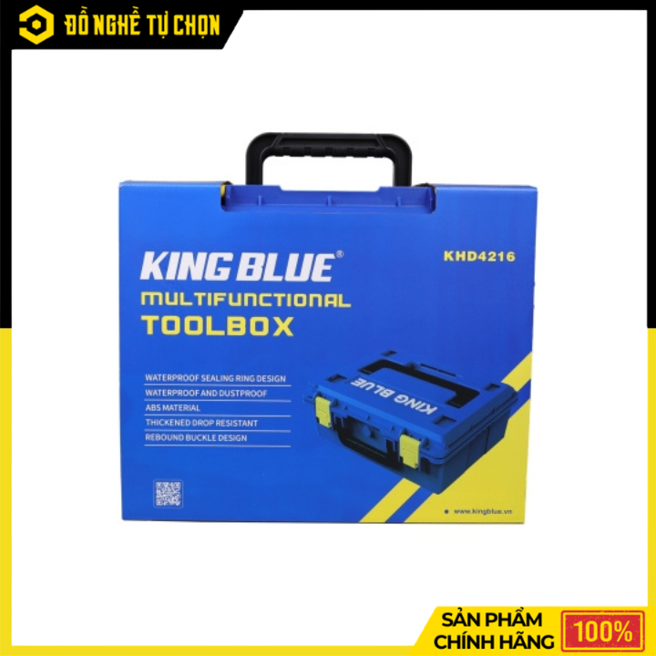 Thùng Đựng Đồ Nghề KHD4216 420x340x160mm – Nhựa ABS Chống Nước, Chống Va Đập, Kết Nối Linh Hoạt | Hàng Chính Hãng, Có VAT