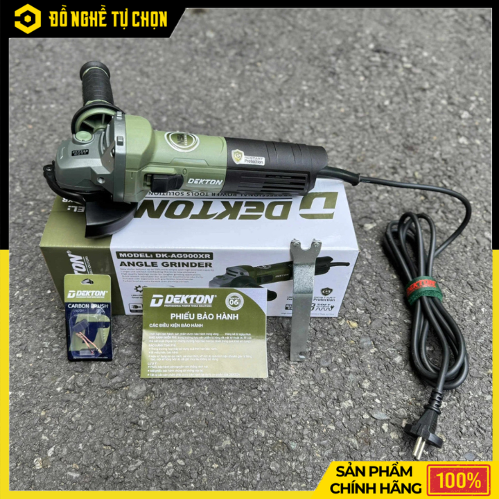 Máy Mài Góc Không Bánh Răng Dekton M21-AG1100XGLT 21V Brushless – Siêu Êm, 5 Tốc Độ, Rapid Stop | Hàng Chính Hãng, Có VAT