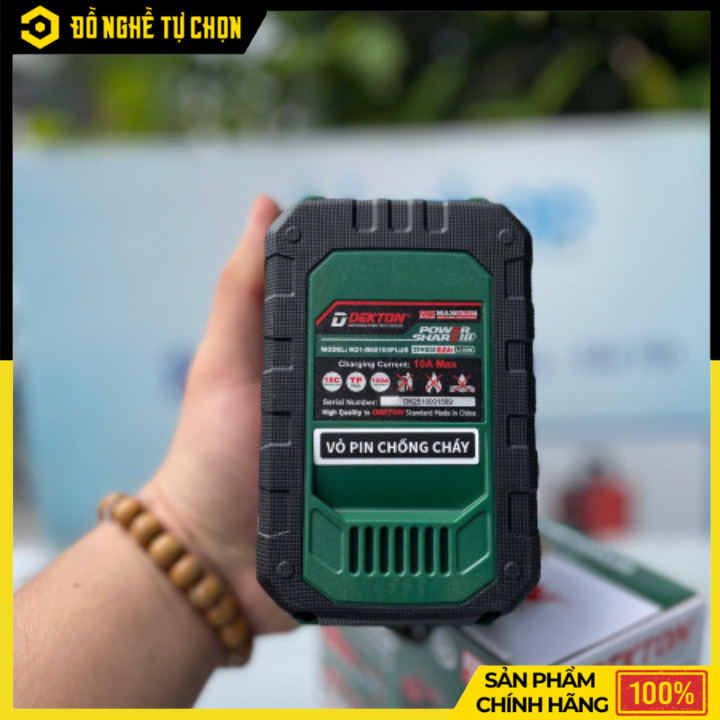 Pin Dekton 21V 6.0Ah 15 Cell M21-B60100Plus | Hàng Chính Hãng, Có VAT