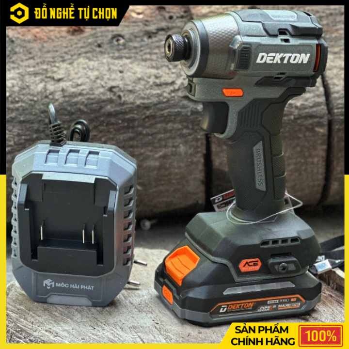 [THÂN] Máy Vặn Vít Dùng Pin 21V Dekton M21-CV250PROMAX – Lực Siết 250Nm, 4 Cấp Tốc Độ, Hiệu Suất Vượt Trội – Hàng Chính Hãng, Có VAT