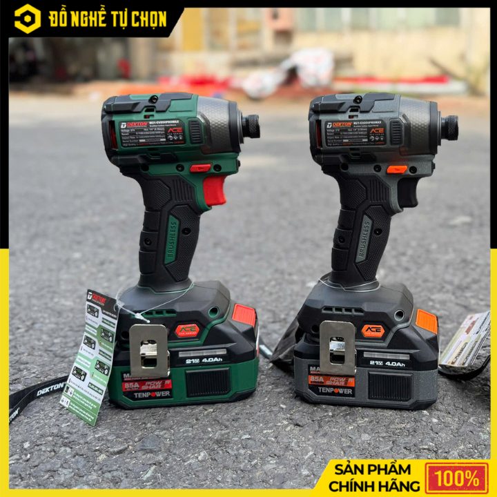 [THÂN] Máy Vặn Vít Dùng Pin 21V Dekton M21-CV250PROMAX – Lực Siết 250Nm, 4 Cấp Tốc Độ, Hiệu Suất Vượt Trội – Hàng Chính Hãng, Có VAT