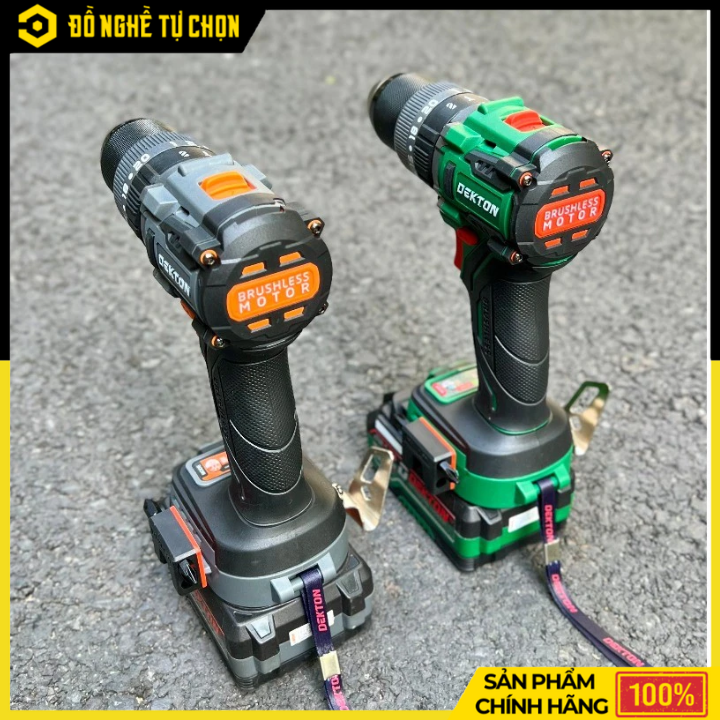 [THÂN] Máy Khoan Động Lực Dùng Pin 21V Dekton M21-KB1385PRO – Công Suất Mạnh Mẽ – Tính Năng Anti Kickback – Pin Lithium-Ion Dung Lượng Cao – Hàng Chính Hãng Có VAT