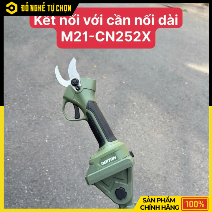 Kéo Cắt Cành Pin Dekton 21V M21-MCC28PRO / MCC28XPRO – Cắt 28mm, Brushless, Siêu Nhẹ | Hàng Chính Hãng, Có VAT