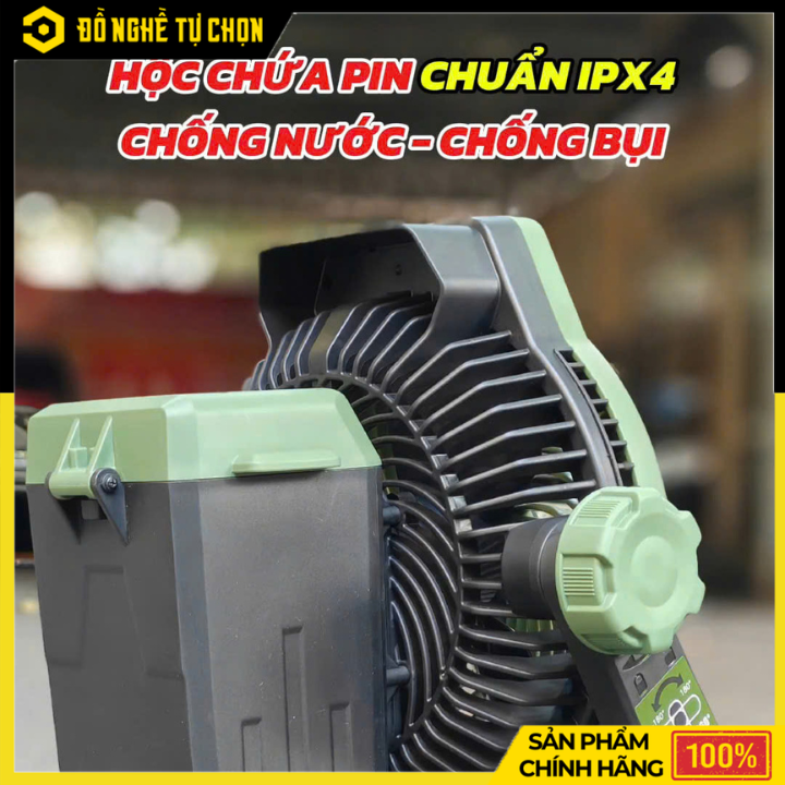 [THÂN] Quạt Phun Sương Pin Dekton M21-QPS190XPRO Làm Mát Mạnh Mẽ | Hàng Chính Hãng, Có VAT