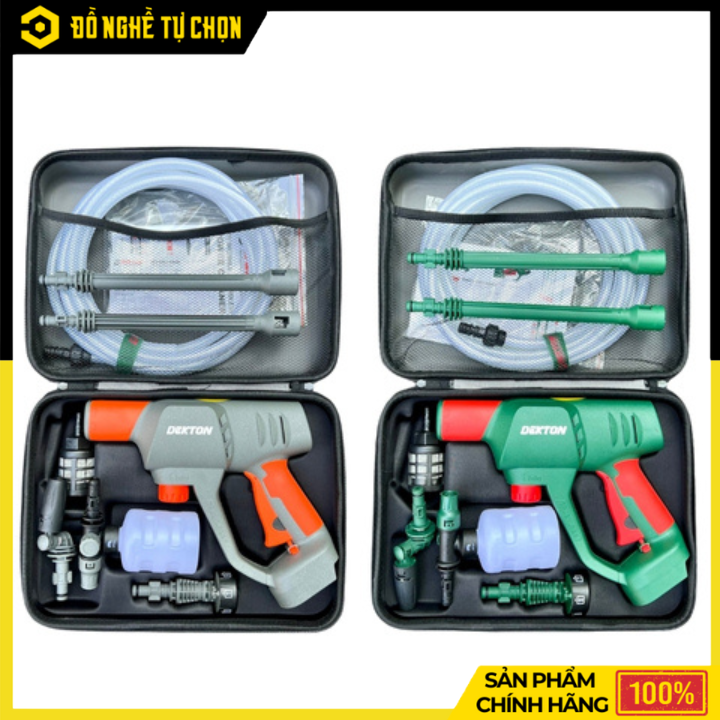 Máy rửa xe pin Dekton M21-SRX1405PROMAX – Áp lực mạnh 55 Bar, Motor Brushless, đa năng – tiện lợi - Hàng Chính Hãng Có VAT