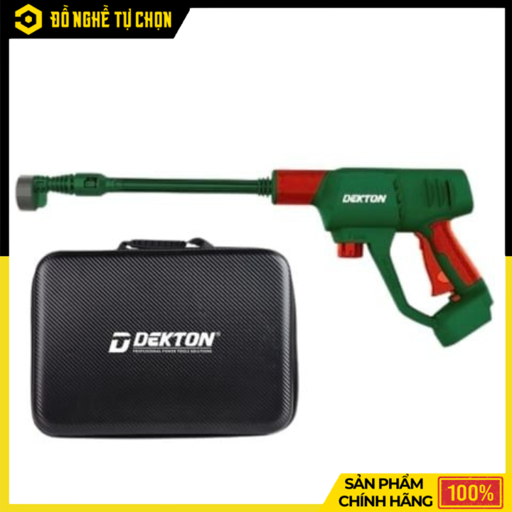 Máy rửa xe pin Dekton M21-SRX1405PROMAX – Áp lực mạnh 55 Bar, Motor Brushless, đa năng – tiện lợi - Hàng Chính Hãng Có VAT