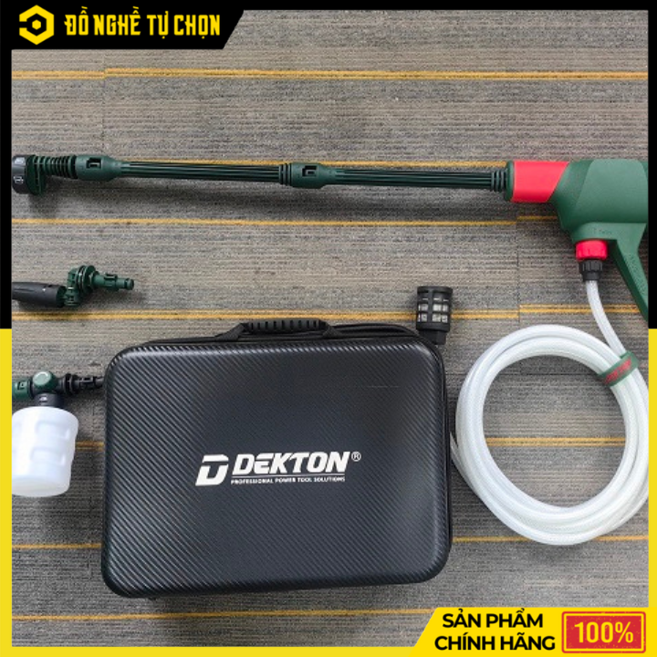 Máy rửa xe pin Dekton M21-SRX1405PROMAX – Áp lực mạnh 55 Bar, Motor Brushless, đa năng – tiện lợi - Hàng Chính Hãng Có VAT