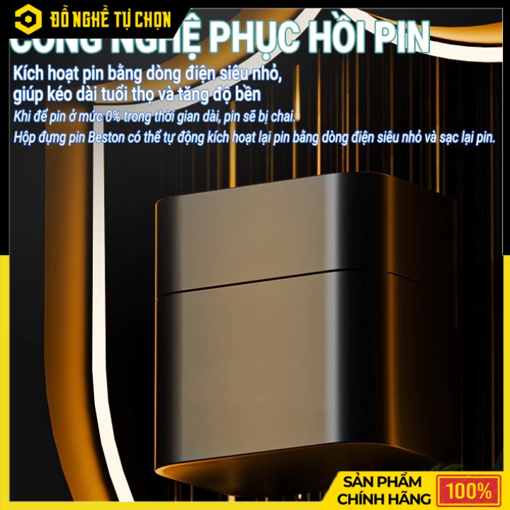 Hộp Sạc Pin Beston M7037 – Dành Cho Pin AA & AAA Lithium 1.5V – Sạc Nhanh, Độc Lập, An Toàn – Hàng Chính Hãng Có VAT