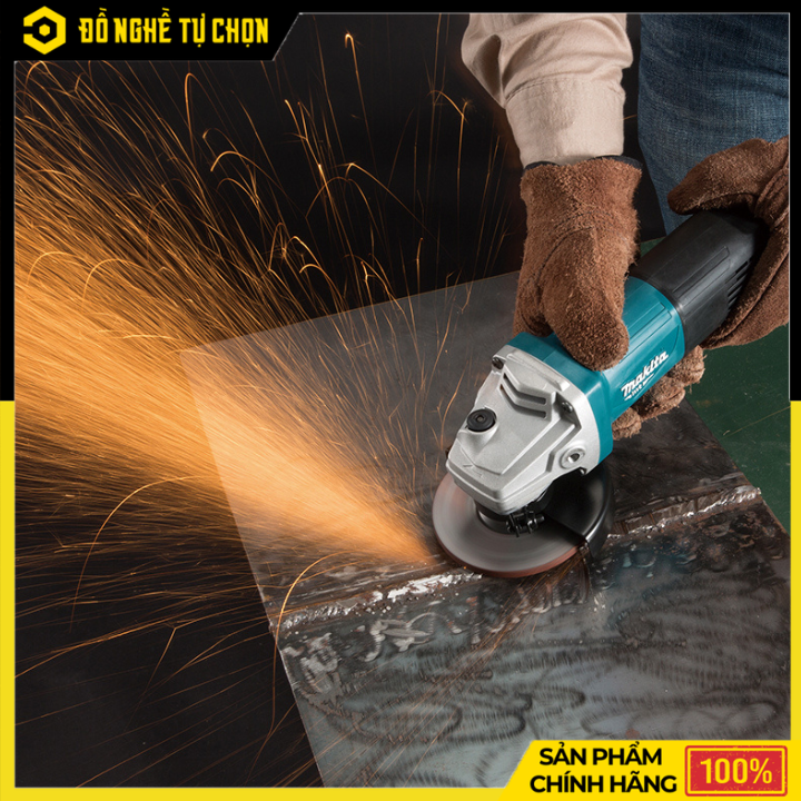 Máy Mài Góc Makita M9512B 100mm 720W – Công Tắc Đuôi An Toàn, Mài Cắt Mạnh Mẽ Cho Thợ Chuyên Nghiệp | Hàng Chính Hãng, Có VAT