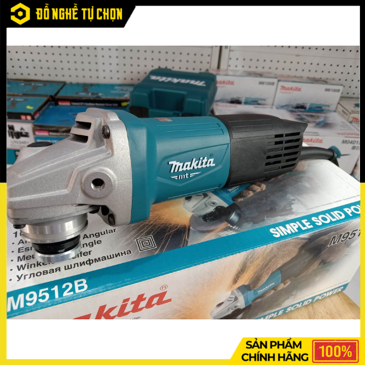 Máy Mài Góc Makita M9512B 100mm 720W – Công Tắc Đuôi An Toàn, Mài Cắt Mạnh Mẽ Cho Thợ Chuyên Nghiệp | Hàng Chính Hãng, Có VAT