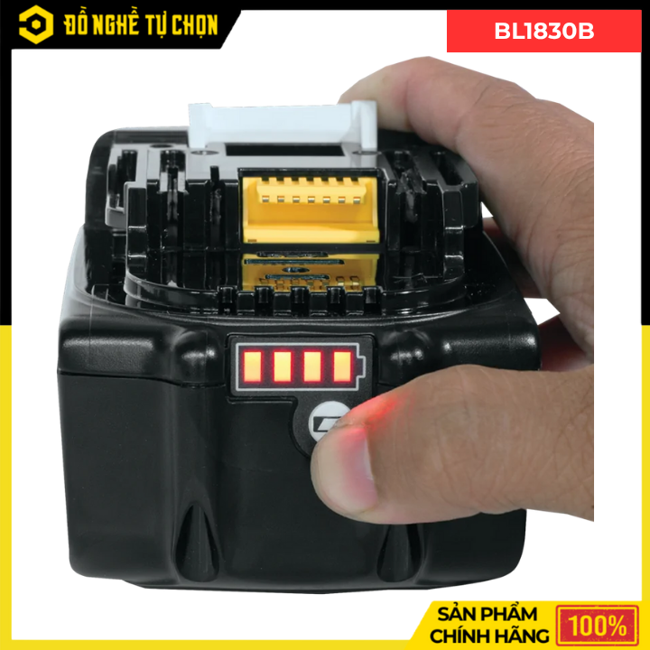Pin Makita BL1830B – Pin 18V 3.0Ah Chính Hãng Dùng Cho Máy Dùng Pin Makita