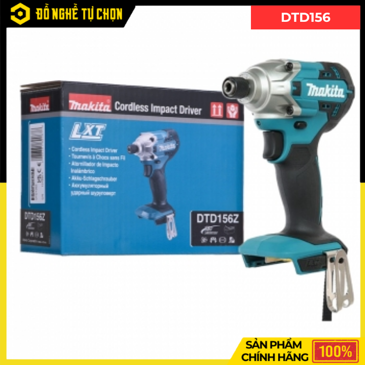 Combo Makita - Máy Vặn Vít Dùng Pin DTD156 + Pin 3.0Ah + Đế Sạc Nhanh