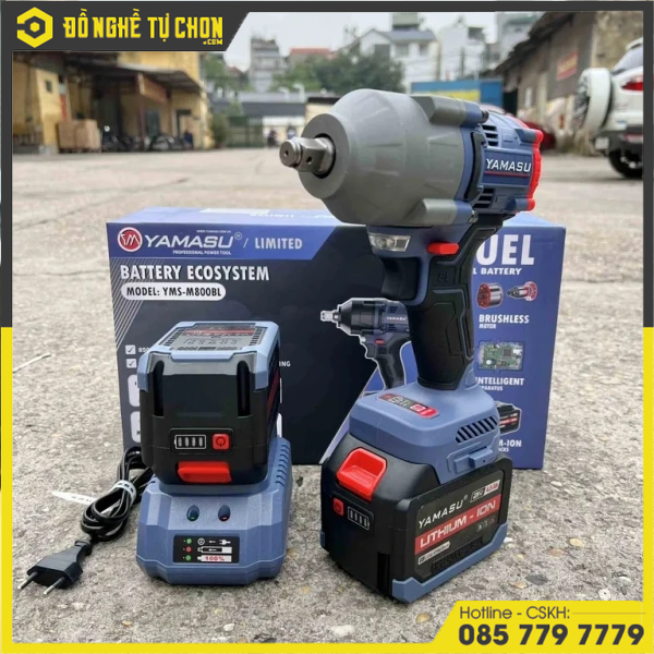 MÁY Siết Bulong 21V 800N Yamasu YMS-M800BL