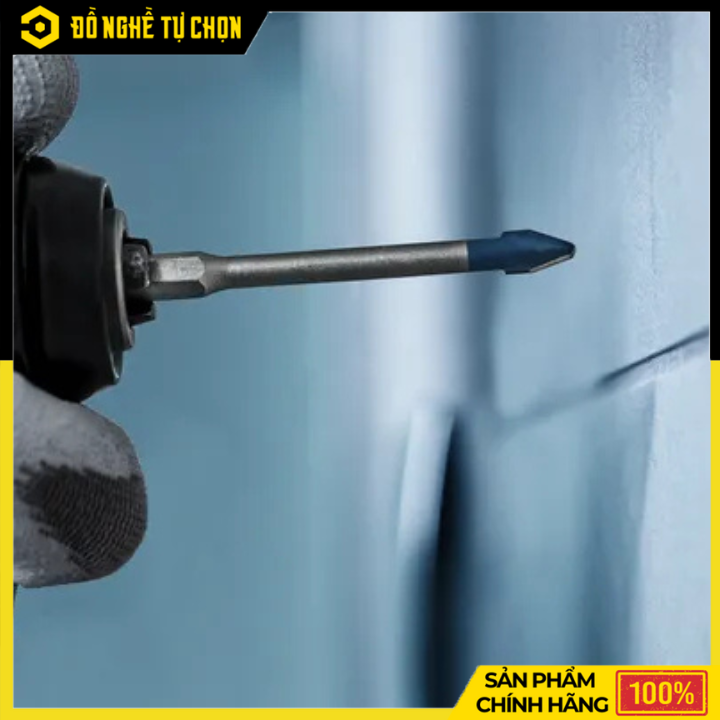 Mũi Khoan Gạch Cứng Bosch Hex-9 – Size 5/6/8mm – Chuyên Dụng Cho Gạch Men, Gạch Granite – Hàng Chính Hãng Có VAT