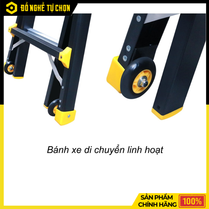 Thang Nhôm Gấp Đa Năng Nikawa NKB-44 New 2021 Cao 4.4m Chắc Chắn, Linh Hoạt Cho Mọi Công Việc Trên Cao | Hàng Chính Hãng, Có VAT