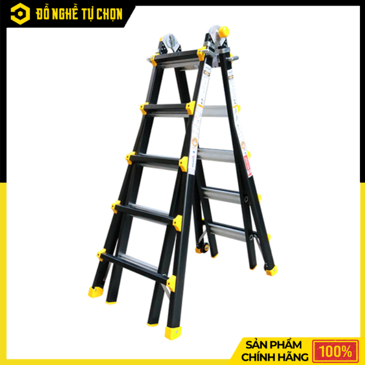 Thang Nhôm Gấp Đa Năng Nikawa NKB-45 New Cao 5.2m Chắc Chắn, Linh Hoạt Cho Công Trình Và Gia Đình | Hàng Chính Hãng, Có VAT